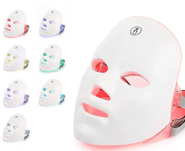 Máscara LED Facial 7 Colores – Tratamiento Profesional en Casa