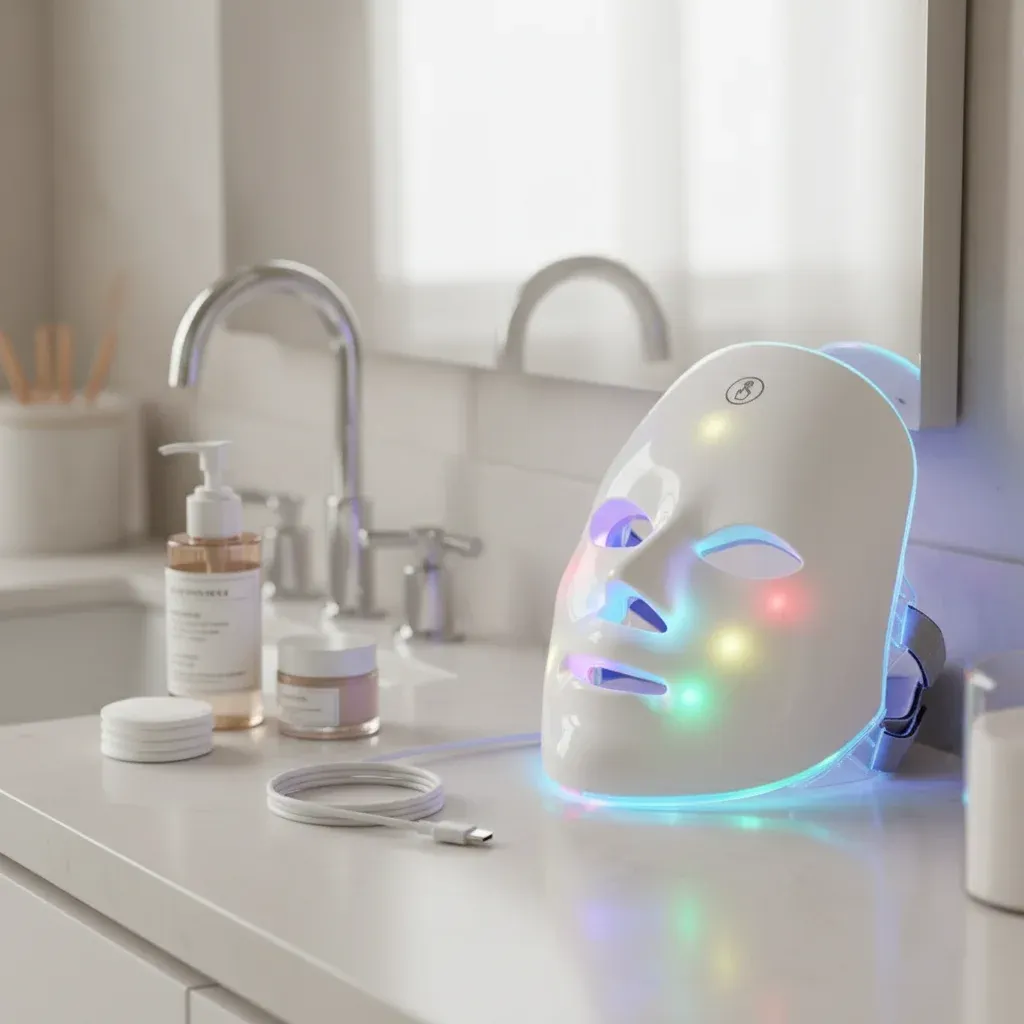 Máscara LED Facial 7 Colores – Tratamiento Profesional en Casa